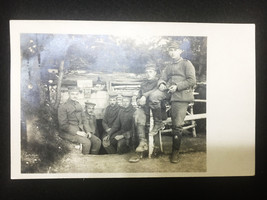 Antique WW1 Very Rare Postcard 1916 Army Regiment Group Bunker Picture -... - £12.52 GBP