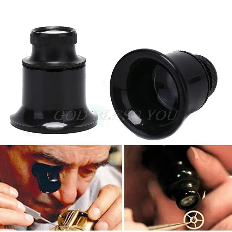 20X Jewelers Eye Loupe Loop Magnifier Magnifying Gl Watchmakers Jewelry Tools  - £137.09 GBP
