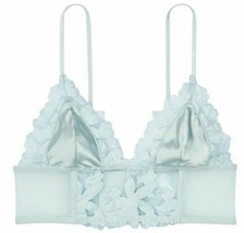 Victoria&#39;s Secret VS S Unlined Floral Embroidered Long Line Bralette Sma... - $57.30