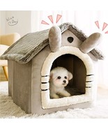 Cat and Dog bed Foldable Pet Sleepping Bed removable and washable cat house - £17.17 GBP+