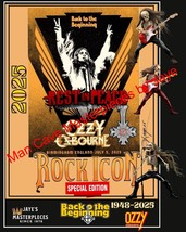 Ozzy Osbourne 2025   HAND SIGNED BY THE ARTIST. 16X20 Poster - $7,742.93 MXN