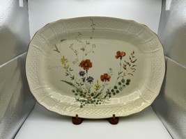 Mikasa Fine Ivory China MARGAUX 15&quot; Oval Serving Platter - £87.92 GBP