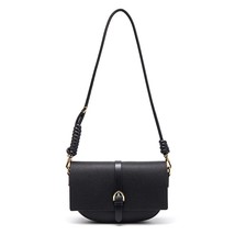 Women&#39;s Bag New Cowhide Saddle Handbag Lady Fashion Color Matching Messenger Gir - £95.26 GBP