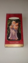 1999 Hallmark Welcome to 2000 Keepsake Xmas Ornament New Year Baby Father Time - £7.56 GBP