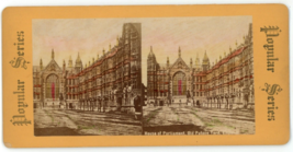 c1900&#39;s Colorized Stereoview Card House of Parliament, Old Palace Yard E... - $18.54
