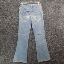 Vintage Abercrombie Fitch Jeans Womens 28 Blue Light Faded Flat Front Boot Cut - £13.18 GBP