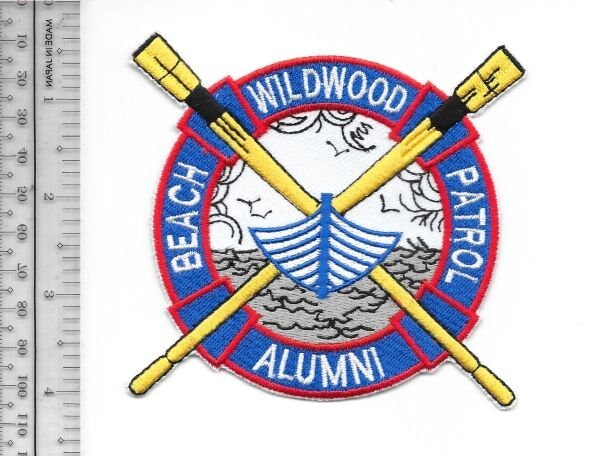 Vintage Surfing Lifeguard Wildwood Crest Beach Patrol New Jersey Patch - $9.99