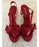 Blake Scott Dressy Red &amp; Crystal Heels 9.5? - $628.97 MXN