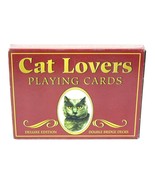 Cat Lovers Playing Cards Deluxe Edition Double Bridge Decks US Game Syst... - £15.69 GBP