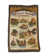 Historical Sussex Tea Towel England Great Britain Clive Mayor All Cotton... - $29.85
