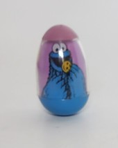 Vintage 1982 Cookie Monster Sesame Street Muppet Weebles Weeble Wobble Roly Poly - £7.85 GBP
