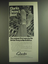 1974 Clarks Desert Boot Ad - The original. First worn by the British Army - £14.77 GBP