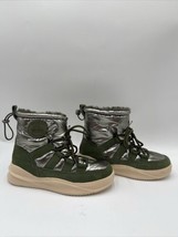 PAJAR Aviva Faux Fur-Lined Waterproof Boots Green Size 7-7.5 - £41.50 GBP