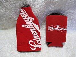 BUDWEISER &amp; LEINENKUGELS Can &amp; Bottle Cuzy-Collectible-Use It-Dorm-Beer-... - $12.95