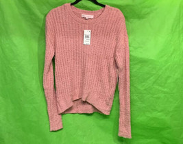Crave Fame Juniors&#39; Ribbed Cropped Sweater Size L $44 - £15.65 GBP