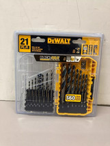 DeWalt Black &amp; Gold 21pc Drill Bit Set DWA1181 - £15.17 GBP