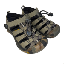 Keen Sandals Boys Child Sz 10 Newport H2 Camo Waterproof Hiking Shoes Bumper Toe - £19.90 GBP