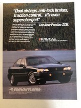 1992 Pontiac SSEI Car Vintage Print Ad Advertisement PA2 - £7.29 GBP