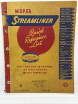 1949 Mopar STREAMLINER Quick Reference Part List Plymouth Dodge Chrysler... - $25.23