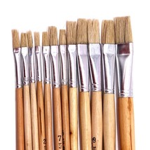 12pcs/set   rod  bristle paintbrush watercolor brush acrylic paints chese painti - £64.11 GBP