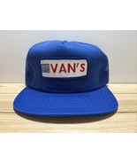 Vintage Vans Shoes Skateboarding Hat Snapback Trucker Cap Hat Blue 70- 8... - $112.20 CAD