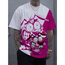 Courage the Cowardly Dog Pink/White Tee Shirt S - $24.99