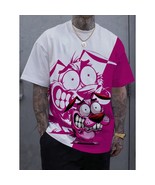 Courage the Cowardly Dog Pink/White Tee Shirt S - $24.99