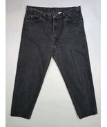 VTG 90s LEVIS 601 White Tab Relaxed Fit Jeans Black 40x32 (38x30.5) USA ... - $20.29