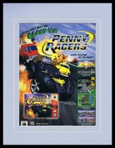 Penny Racers 1999 N64 Framed 11x14 ORIGINAL Vintage Advertisement - £25.90 GBP