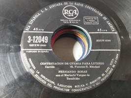 Fernando Rosen Mariachi Vargas - LP vinyl 7 &quot; Solo el Single sin Ordner G - $7.64