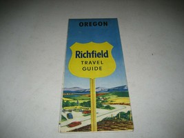 Vintage Richfield Oil Company Oregon Road Map 1960 - £8.53 GBP