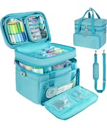 Sewing Organizer Bag with Shoulder Strap and 2 Detachable Pouches for Se... - $917.43 MXN