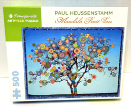 Paul Heussenstamm Mandala Fruit Tree Artpiece Puzzle 500 Pieces 24 x 18 in - $18.54