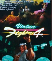 Virtua Fighter 4 Arcade FLYER Original NOS Video Game Vintage Promo Art 2001 - £14.23 GBP