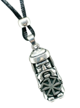 Domowik Domovoy Necklace Kolvorat Pendant Slavic Sun House Spirit Protection - £10.47 GBP