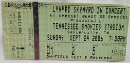 LYNYRD SKYNYRD - ORIGINAL SEPT 24, 2006 CONCERT TICKET STUB - $10.00