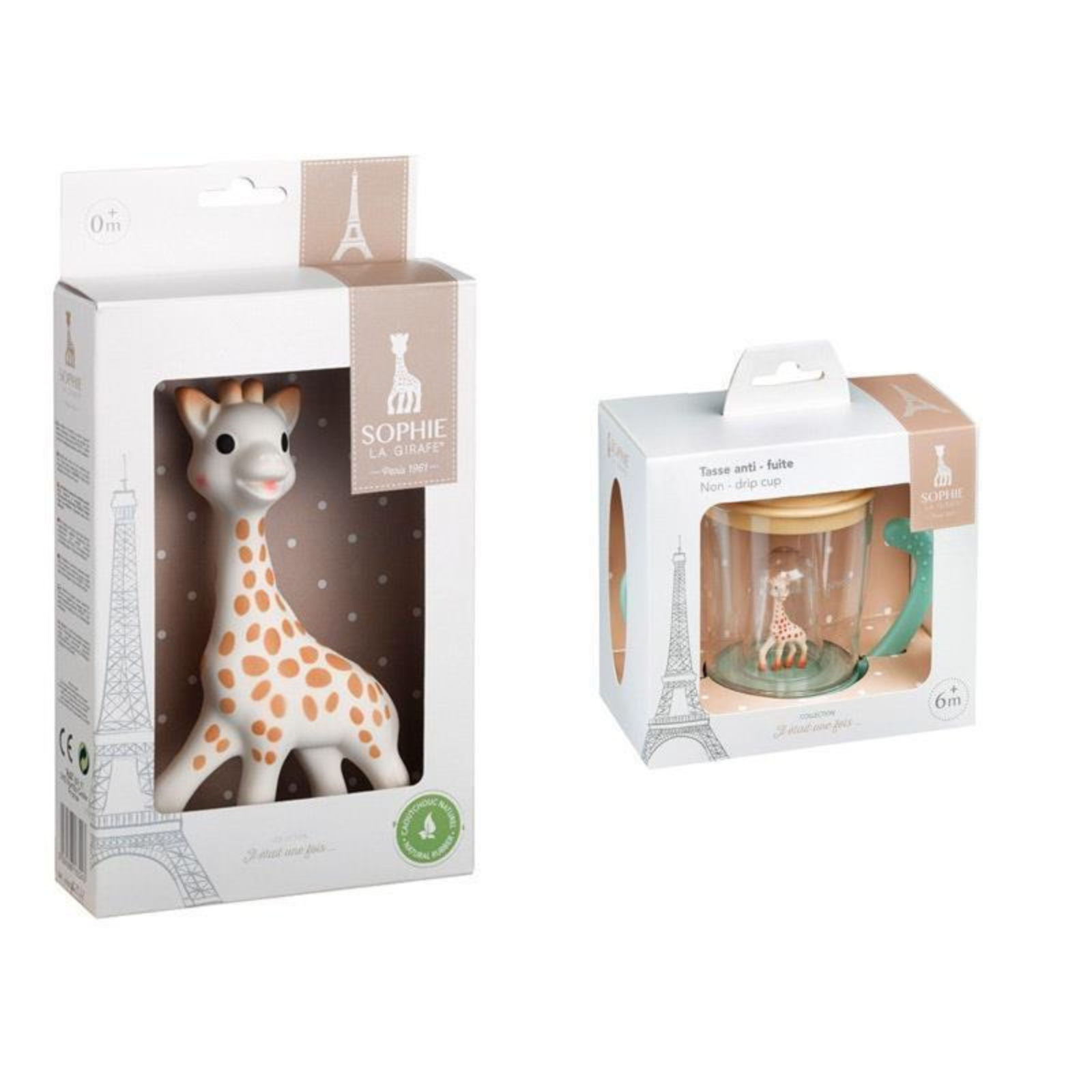 Sophie la girafe and Non-Spill Cup Bundle Gift Set