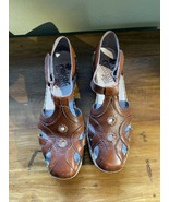 Rieker Antistress Sling Back Casual sandals Leather Women&#39;s Size-40/9.5 - $37.48 CAD