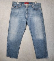 Levis 529 Jeans Mens 40x32 Blue Low Rise Straight Fit Denim Faded Y2K Vi... - $754.30 MXN