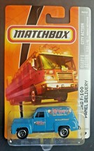 2008 Matchbox 1955 Ford F-100 Delivery Truck #47 Blue Ice Cream Truck HW4 - £13.36 GBP