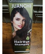 NIB JUANCHI Black Hair Dye Shampoo, 3 in 1 Herbal Ingredients Black 500 ... - £7.71 GBP