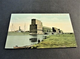C.P.R. Elevators, Fort William, Ontario - Canada-1900s Unposted Postcard. RARE. - £8.94 GBP