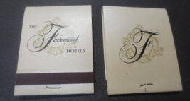 Set Of Two The Fairmont Hotels Matchbooks Full And Unstruck - £1.55 GBP