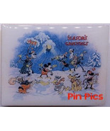 Disney Christmas Mickey&#39;s Orchestra Christmas Card Limited Edition 2500 pin - £8.70 GBP