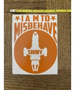 I Aim To Misbehave Auto Decal Sticker SPELLING ERROR - €143,69 EUR