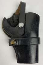 Vintage Hunter Holster Black Leather Right Handed Gun Pistol Holster - LOOK - $25.99