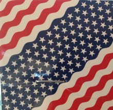 Bandana Red White Blue Stars Stripes US Flag Neckerchief Cancer Scarf New - £6.73 GBP