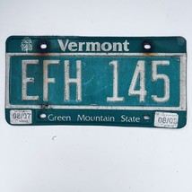 2009 United States Vermont Green Mountain Passenger License Plate EFH 145 - $336.54 MXN