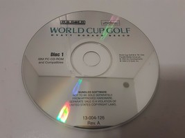 U.S. Gold World Cup Golf Hyatt Dorado Beach Disc 1 Only PC Video Game DISC ONLY - £1.18 GBP