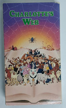 Charlotte&#39;s Web VHS VCR Tape 94 Minute Cartoon Movie 1991 Wilbur the Pig V4 - £8.78 GBP